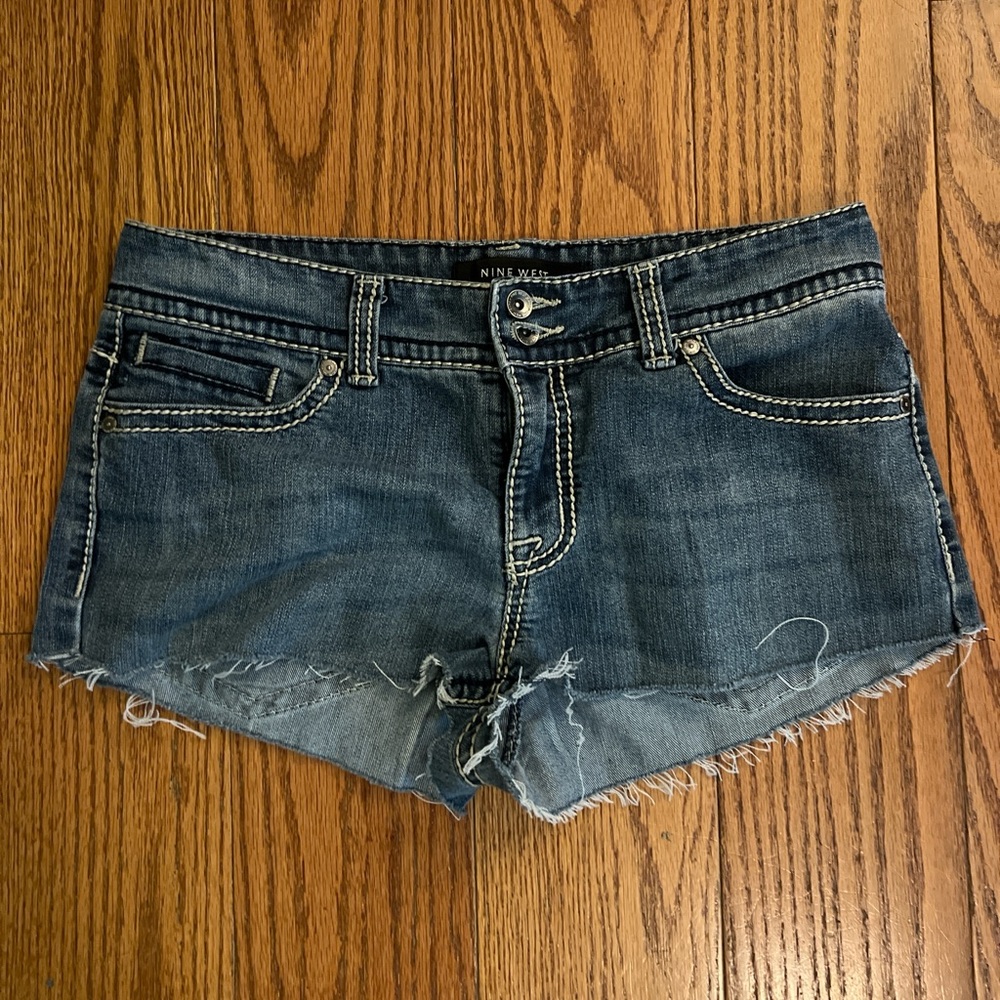 denim shorts